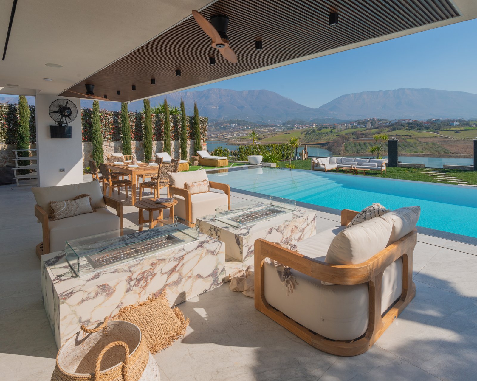 IBIZA SOFA TEAK 2 SEATER Thumbnail